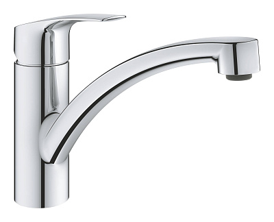 Смеситель для кухни Grohe Eurosmart однорычажный, низкий излив, хром 33281003