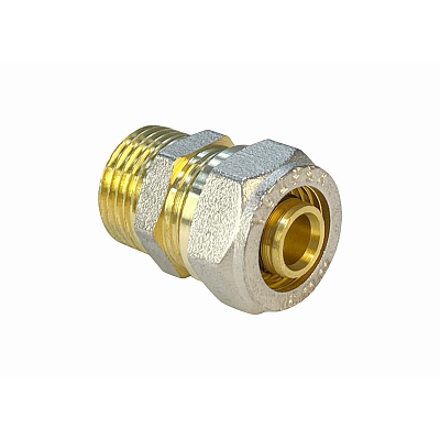 Соеденитель Valfex для труб PE-RT/Al/PE-RT, обжимной с переходом на НР 32x1 дюйма