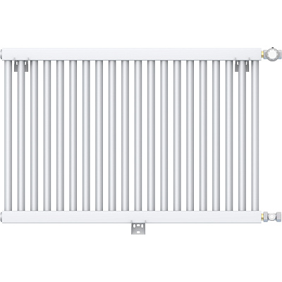 Стальной трубчатый радиатор отопления Rommer RST 1050/18 нижнее подключение RAL9016