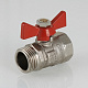 Кран шаровой VALTEC Compact 1/2 ВН, бабочка