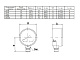 Манометр Watts F+R201 50/4, 3/4, радиальный, с указательной стрелкой