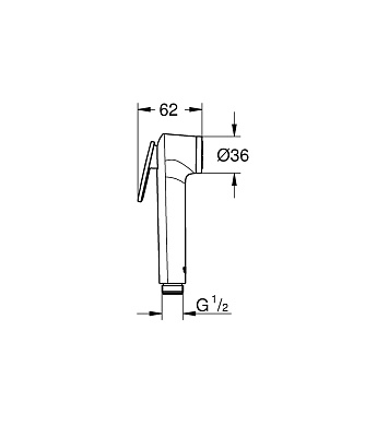 Гигиенический душ Grohe Tempesta-F Trigger Spray 30 27512001