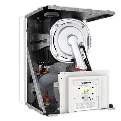 Настенный газовый конденсационный одноконтурный котел отопления Gassero Wallcon Xtreme 42 кВт
