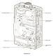 Настенный газовый конденсационный котел отопления Navien NCB 700-24K двухконтурный