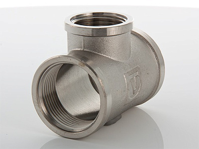Тройник VALTEC переходной 1 х 3/4 х 1 внутренняя, никелированная латунь
