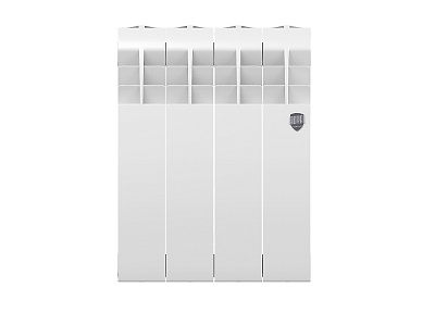 Биметаллический секционный радиатор отопления Royal Thermo Biliner 350 / Bianco Traffico / 4 секции
