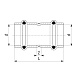 Муфта медная Viega Profipress с SC-Contur d=18 (арт. 292 744)