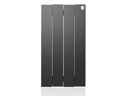 Биметаллический секционный радиатор отопления Royal Thermo PianoForte Noir Sable 500 / 1 секция