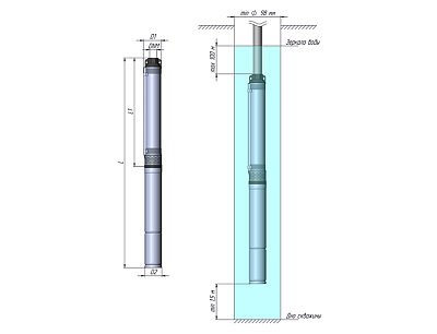 Скважинный насос UNIPUMP ECO MIDI-0
