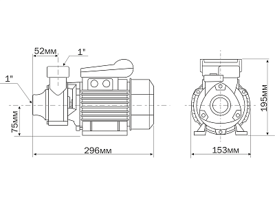 Поверхностный насос Aquario ADB-60