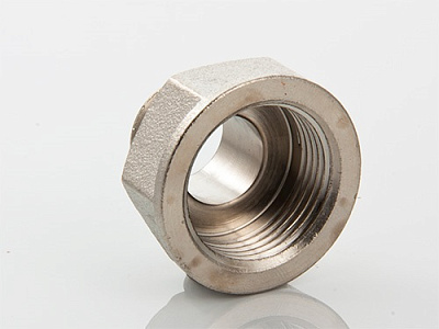 Переходник VALTEC 1/2 х 1/4 внутренняя-наружная резьба, никелированная латунь
