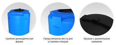 Емкость ЭкоПром T 100 литров
