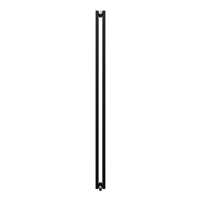 Стальной трубчатый радиатор отопления Royal Thermo Shift Q30 VC2180 - 04 секции RAL9005m (черный)
