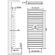 Биметаллический секционный радиатор отопления Royal Thermo PianoForte Tower Noir Sable 200 / 18 секций нижнее подключение