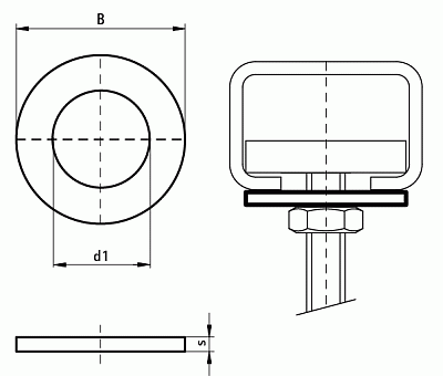 Шайба Walraven BIS WM0-35 6,4х25 мм, М6