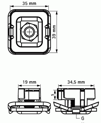 Монтажная гайка Walraven BIS RapidStrut Монтажная гайка G2 (BUP1000) M12