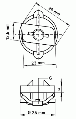 Монтажная гайка Walraven BIS RapidRail М10