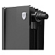 Биметаллический секционный радиатор отопления Royal Thermo PianoForte Noir Sable 300 / 10 секций нижнее правое подключение