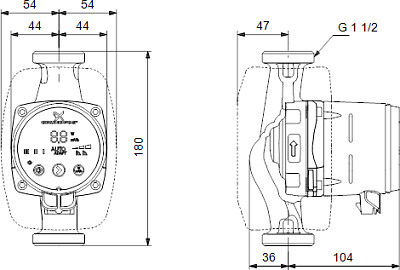 Циркуляционный насос Grundfos ALPHA3 25-80