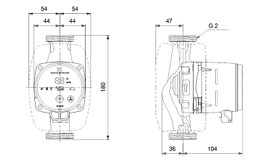 Циркуляционный насос Grundfos ALPHA3 32-40
