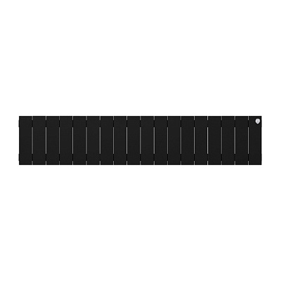 Биметаллический секционный радиатор отопления Royal Thermo PianoForte Noir Sable 200 / 18 секций