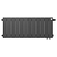Биметаллический секционный радиатор отопления Royal Thermo PianoForte Noir Sable 300 / 12 секций нижнее правое подключение