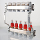 Блок коллекторный VALTEC с расход. 1х5 вых Евроконус 3/4