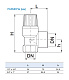 Предохранительный клапан Watts SVW4 1/2x3/4, 4 бар