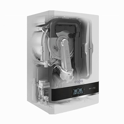 Настенный газовый конденсационный котел отопления Copa двухконтурный EOMIX Plus 25 кВт