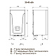 Электрический котёл отопления одноконтурный настенный Baxi Ampera Pro 36 (E8403336--)