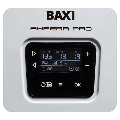 Электрический котёл отопления одноконтурный настенный Baxi Ampera Pro 36 (E8403336--)