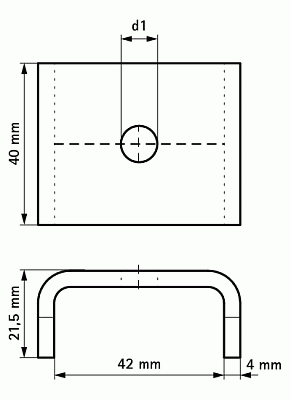 Шайба Walraven BIS Strut U-образная (BUP), 17 мм